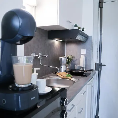 Le Cafe Gourmand - Proche Gare - Coin Tranquille Lägenhet
