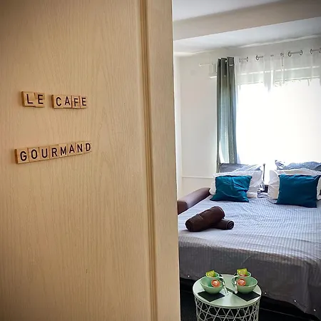 Le Cafe Gourmand - Proche Gare - Coin Tranquille Lägenhet *